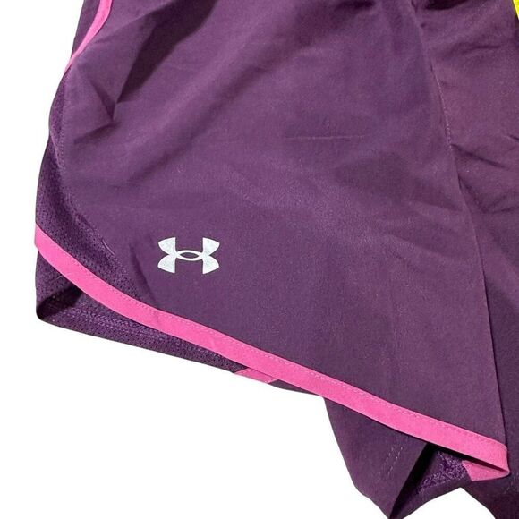 Under Armour Women's UA Fly-By 2.0 Printed Shorts Size XL - Picture 5 of 12